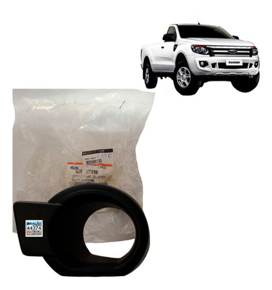 Moldura Direita Farol Milha Ranger 2013 2014 2015 Original 0