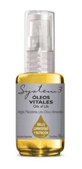 Reparador De Puntas Oleos Vitales System 3 30ml Anti Frizz 0 Reparador De Puntas Oleos Vitales System 3 30ml Anti Frizz 0