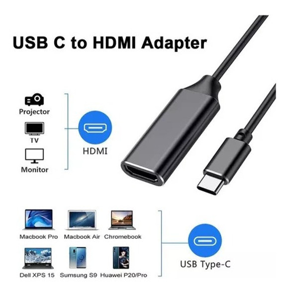 Usb Tipo C A Hdmi 4k 1
