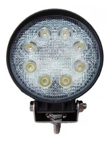 Faro Caminero Redondo 8 Leds X 3w Epistar 1760 Lumens 10-30v 0