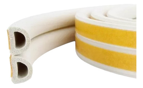 Burlete Pvc 6 Mts Tipo D. Color Blanco 0