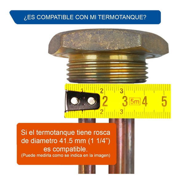 Resistencia Termotanque Electrico 1500w Repuesto 1