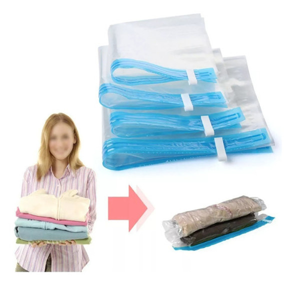 Bolsa De Vacío Para Guardar Ropa Para Viaje/ Hogar 50x60 1