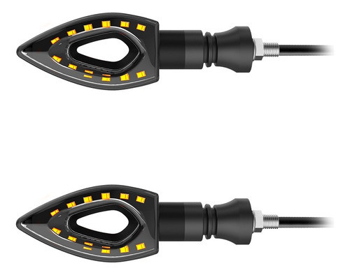 Kit Faros Led Moto Ambar Universal 12v 5w Original Envios Ns 0