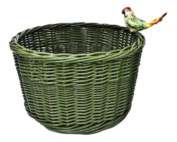 Cesto De Vime Com Pássaro Ani Rammert House 40cm 0