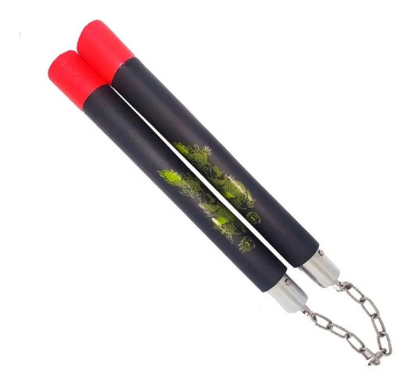 Nunchaku Entrenamiento Defensa Seguridad Cadena Giratoria 0
