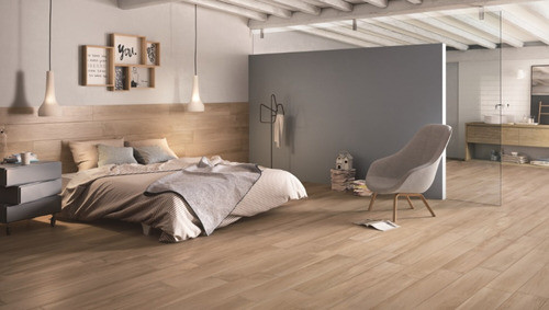 Porcelanato Para Piso Y Pared En Beige Maderas Mate Liso 20x 1