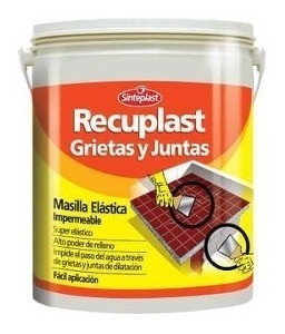 Recuplast Masilla Sella Grieta Sinteplast X 5 Kg + Espátula 1