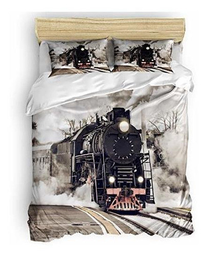 Juego De Cama Yogaly Para El Hogar, 4 Piezas Tamaño Queen P 0