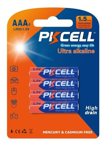 Pilas Aaa Alcalina Blister X 4 Lr03 0