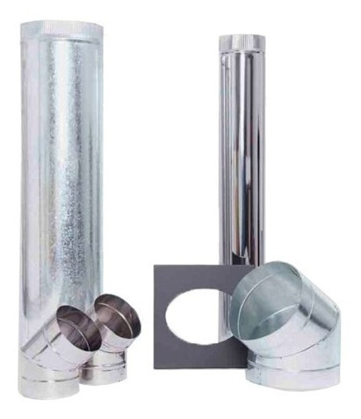 Kit Complemento De Pared | Tromen 4' (10cm) Inoxidable 0