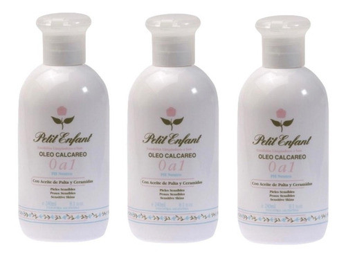 Petit Enfant Óleo Calcáreo De 0 A 1 Bebes X 240ml X 3 Unid 0