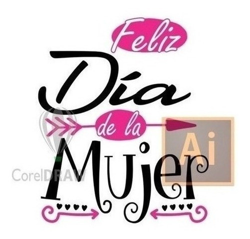 30 Vectores Frases :día De La Mujer + 0