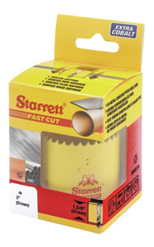 Sierra Copa Corte Rápido Bimetalica 51 Mm 2  Starrett 1