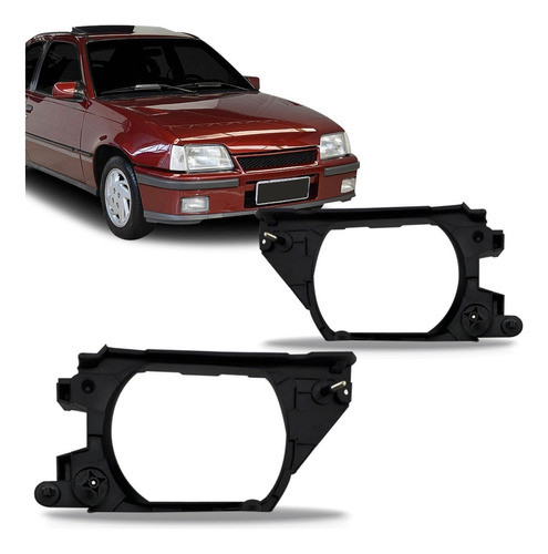 Par Carcaça Farol Kadett Ipanema 1989 90 A 1998 Com Parafuso 0