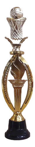 Trofeo Plástico Llama Antorcha Basquet Red Aro 36cm 0