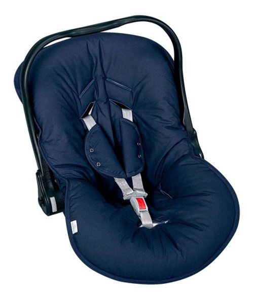 Capa Bebê Conforto Basic C/ Protetor De Cinto Azul Marinho 0