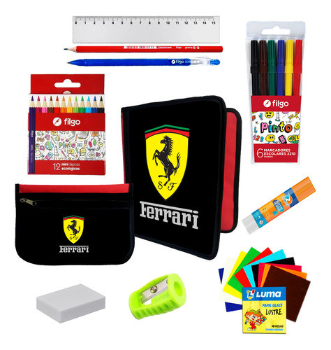 Oferton Carpeta + Cartu + Utiles Ferrari #109 0