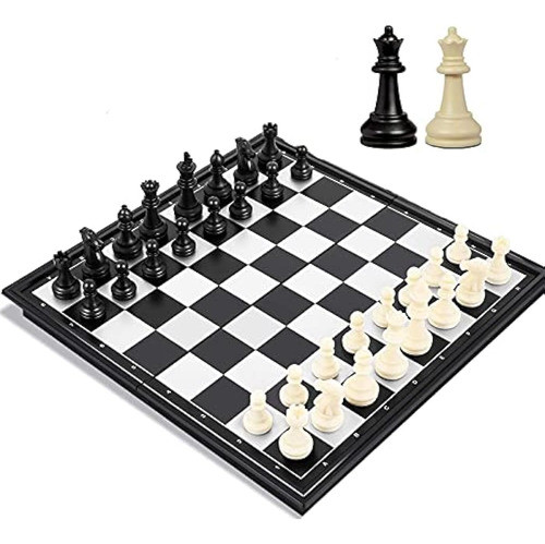 Juego De Ajedrez Magnético De Viaje, Tablero De 0