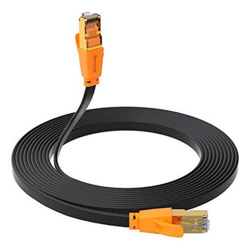 Ethernet Cable High Speed, Bulk Patch Cable, Cat 8 70ft Flat 0