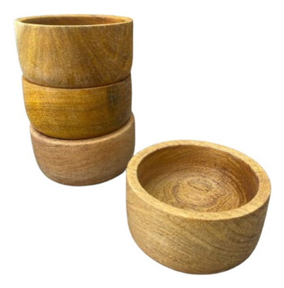 10cazuelas De Algarrobo 7.5 Cm Lustrado 0