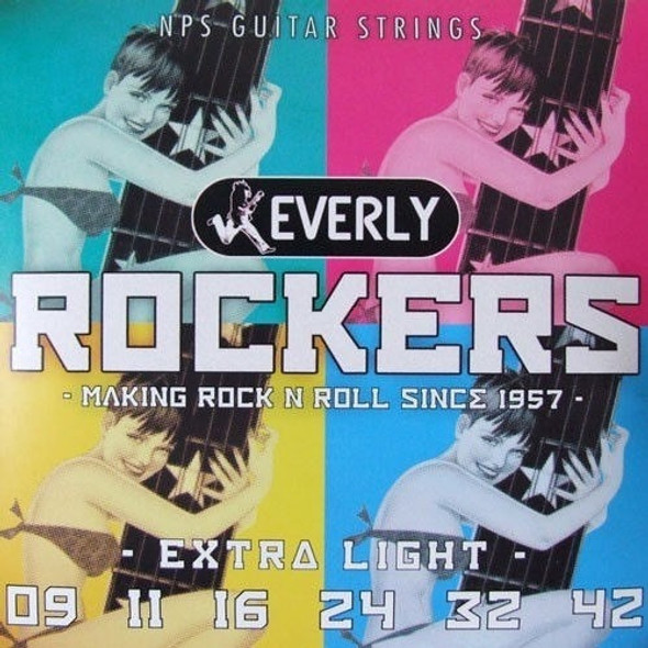 Everly Rockers 09 42 Cuerdas Guitarra Electrica 0