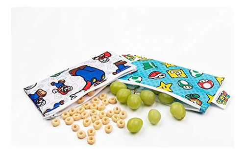 Bolsas Para Refrigerios Bumkins, Tela Reutilizable, Lavables 1