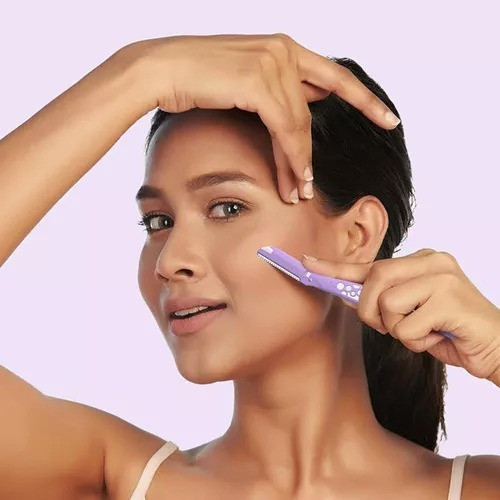 Set X2 Perfiladores Cejas Rostro Navaja Quita Vello Facial 1