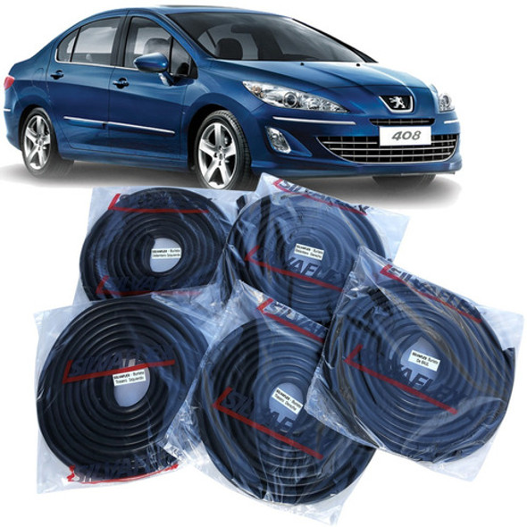 Burletes 4 Puertas +baul Peugeot 408 2011/2020 +regalo Silva 0