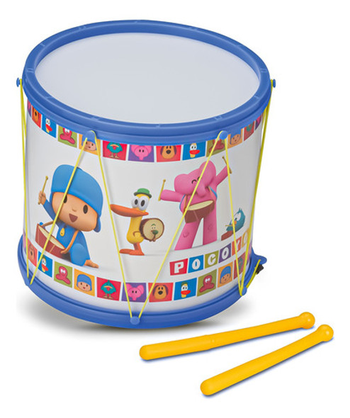 Tambor Musical Pocoyo Infantil Tamborzinho Bumbo 0