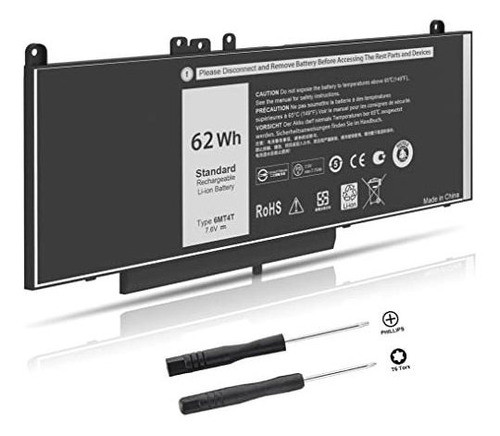 Batería E5470 E5570 6mt4t Dell Latitude14 5470 E5470 15 5570 0