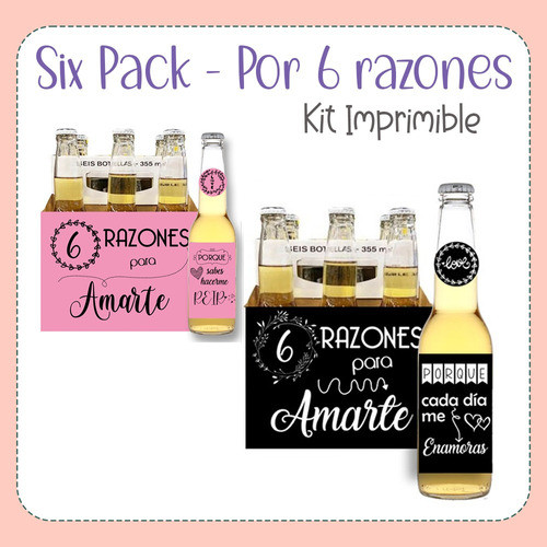 Kit Digital Etiquetas Para Cerveza  X 10 Diseños.(6 Razones) 1