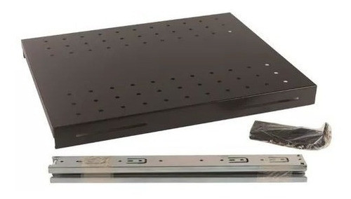 Bandeja Móvel Deslizante Ventilada 1u X 500mm P/ Racks 19' 1