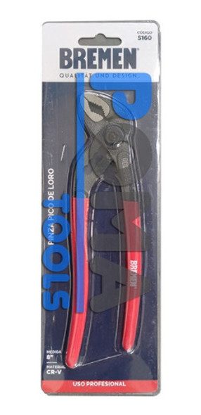Pinza Pico Loro 8'' Pulgadas 200 Mm Aislada 5160 Bremen Rbc 0 Pinza Pico Loro 8'' Pulgadas 200 Mm Aislada 5160 Bremen Rbc 0
