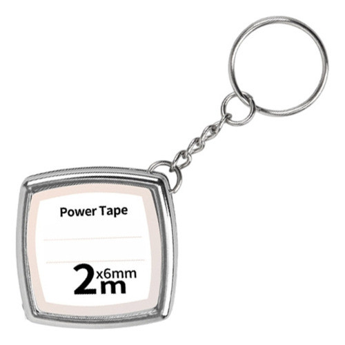 (s) Chaveiros Mini Fita Métrica De Aço Compatível Para Conve 0