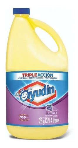 Lavandina Ayudín Triple Acción Lavanda 4 Litros (cod 6260) 0