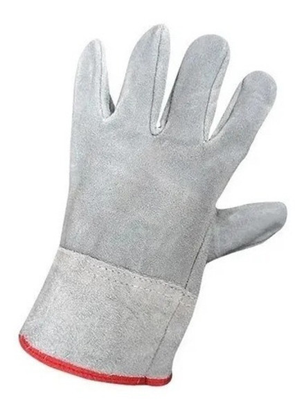 Kit De Soldador Mandil + Guantes + Mangas Cuero De Descarne 1 Kit De Soldador Mandil + Guantes + Mangas Cuero De Descarne 1