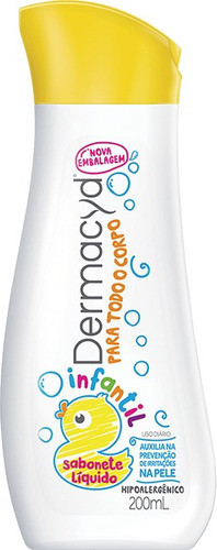 Kit 05un Sabonete Líquido Dermacyd Infantil 200ml 1