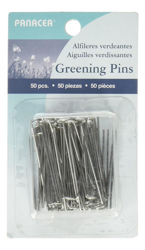Broches Verdeo Afiladas De 445 Cm, Pack De 50 Piezas Plata 0