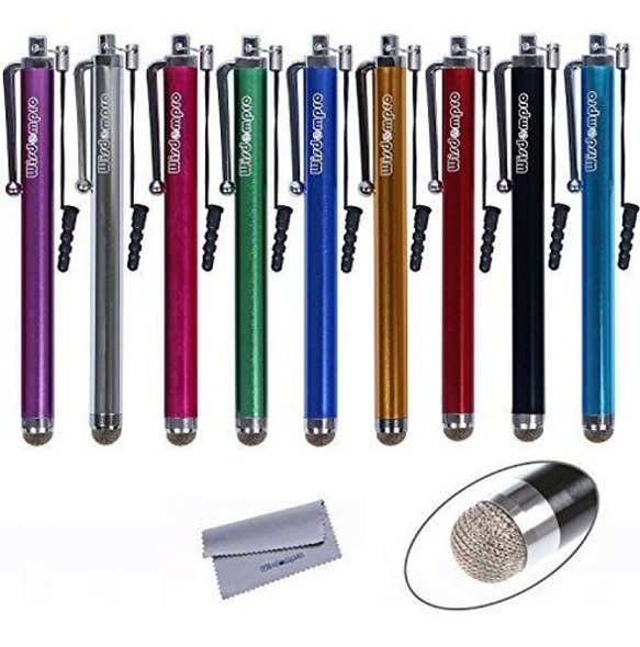 9 Pack Stylus Paquete De 45 Colorful Styli Universal Con Lan 0