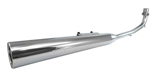 Caño De Escape C110 Gemoto - Cromado Corto °-° 0