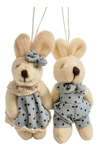 Mini Coelho Casal Azul Pendente 10x5x4cm Enfeite De Páscoa 0 Mini Coelho Casal Azul Pendente 10x5x4cm Enfeite De Páscoa 0
