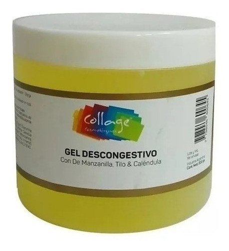 Gel Post Depilatorio Collage Descongestivo Hidratante 500g 0