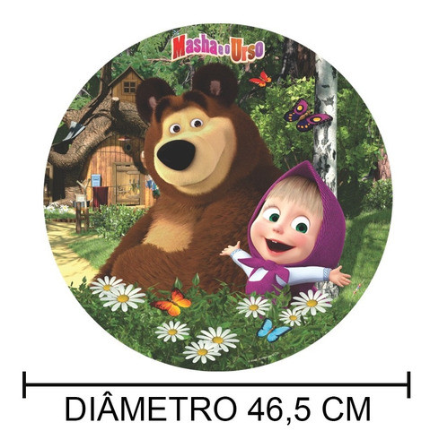Enfeite Grande Com Alta Qualidade - Decoração Masha E O Urso 1