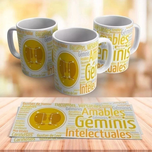 Plantillas Sublimación Tazas / Signos Del Zodiaco 1