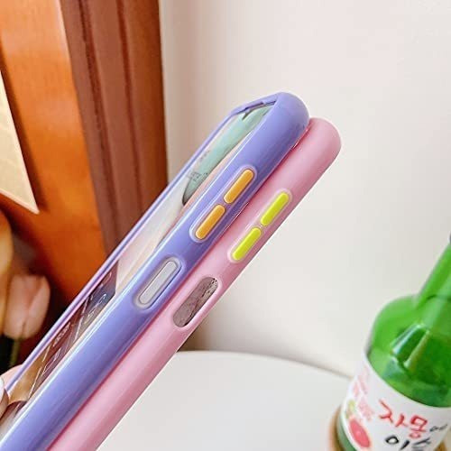 Funda Samsung Galaxy A12 Transp. De Mariposa - Morado 1