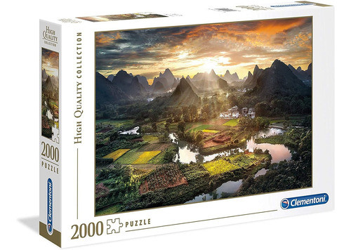 Clementoni- Puzzle 2000 Piezas Vista De China - Mosca 0