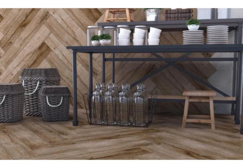 Porcelanato Itagres Simil Madera 16x100 Aviñon Walnut 0