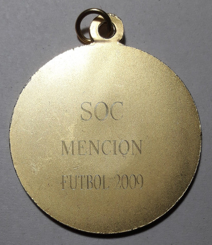 Medalla Fútbol 5.5 Cm Soc Mención 2009 1