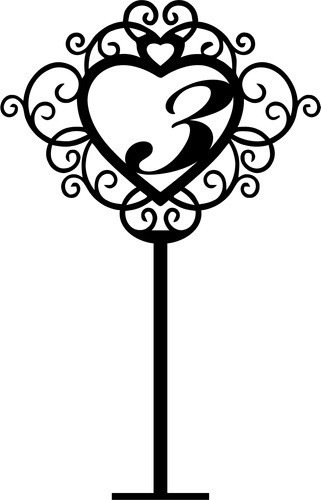 Numeros Con Base 20 Cm Señalización Mesas 5 Unidades 0